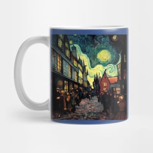 Starry Night in Diagon Alley Mug